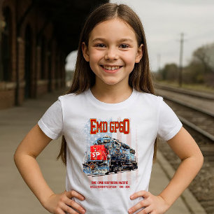 T-shirt EMD GP60 Diesel Locomotive et drapeau américain