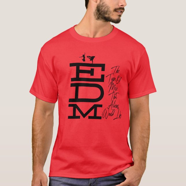 T-shirt EMD musique Alien (Devant)