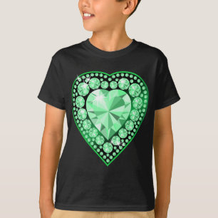 T-shirt Emerald Gem Heart