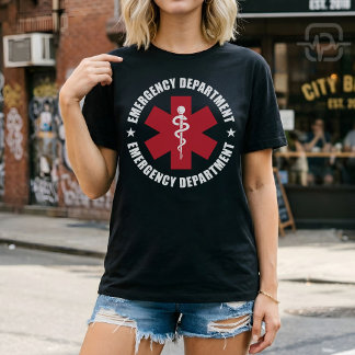 T-shirt Emergency Department Star of Life Medical Emblem