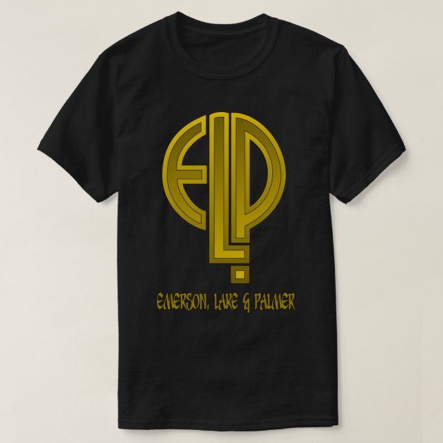 T-shirt Emerson, Lake &amp; Palmer Solid Gold Logo Classic (Design devant)