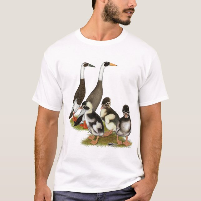 T-shirt Emery Penciled Runner Duck Family (Devant)