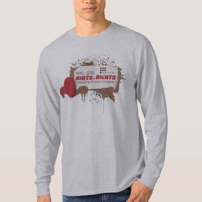 T-shirt Émeutes longtemps (Devant)