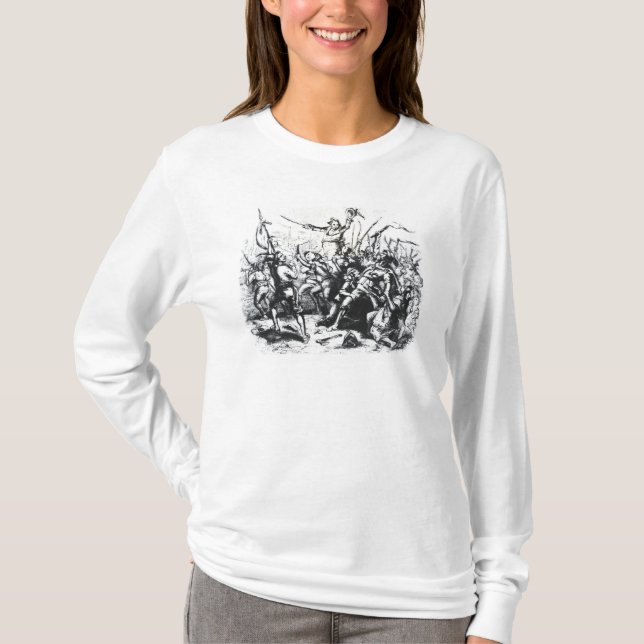 T-shirt Émeutiers de Luddite (Devant)