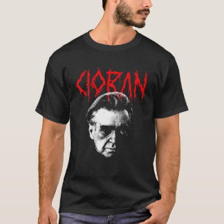T-shirt Emil Cioran Heavy Death Metal Philosopher Existant