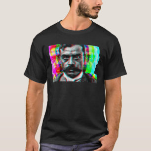 T-shirt Emiliano Zapata Mexican Flag La Revolucion Mexican