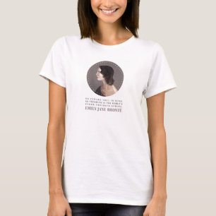 T-shirt Emily Bronte Portrait et Citation - Pas d'Âme Cowa