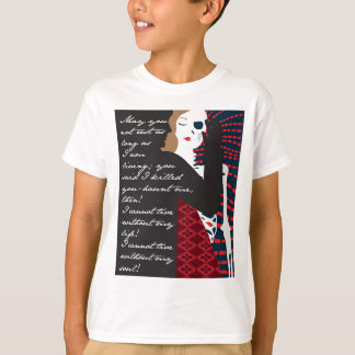 T-shirt Emily Bronte/souffler la conception de cadeau de