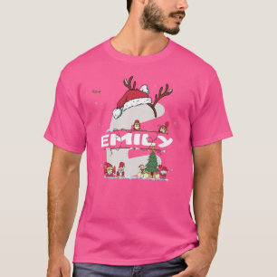 T-shirt Emily Christmasw Emily Nom pour les Noël drôles