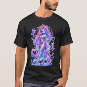 T-shirt Emily le Chat Cosmique - Signe du zodiaque Poisson