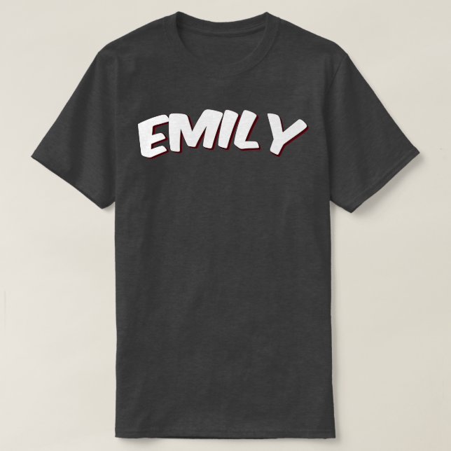 T-shirt Emily Mon Nom Est Emily 2 (Design devant)