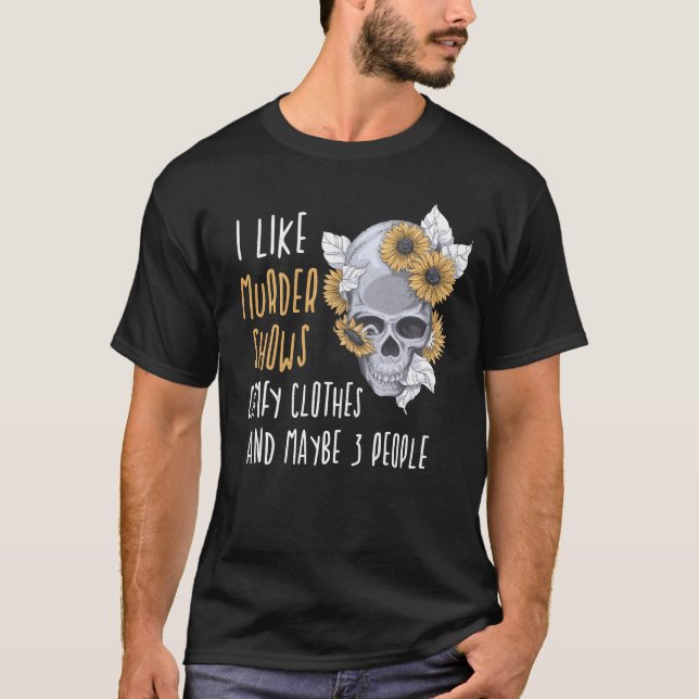 T-shirt Émissions de faits divers amusants pour les amis (Devant)