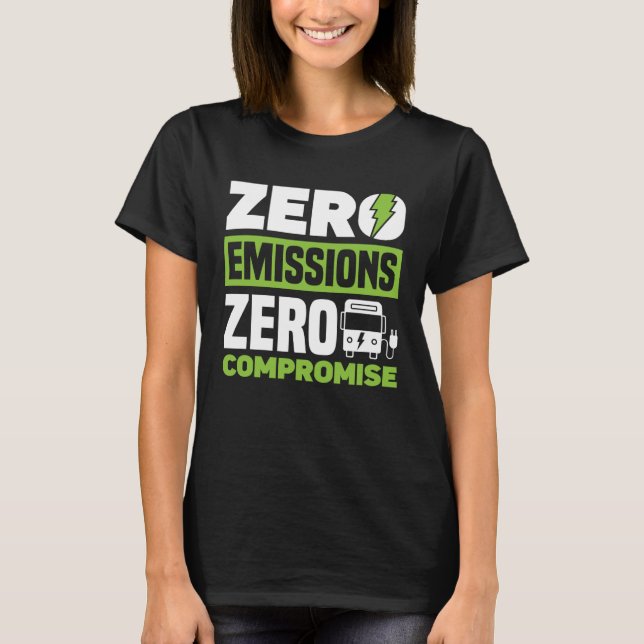T-shirt Émissions nulles Batterie sans compromis Ve électr (Devant)