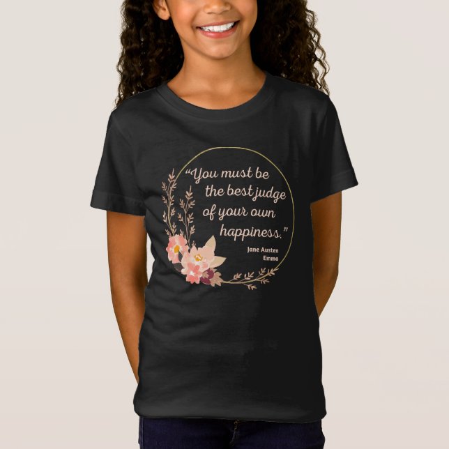 T-Shirt Emma De Jane Austen Citation I - Style Cute (Devant)