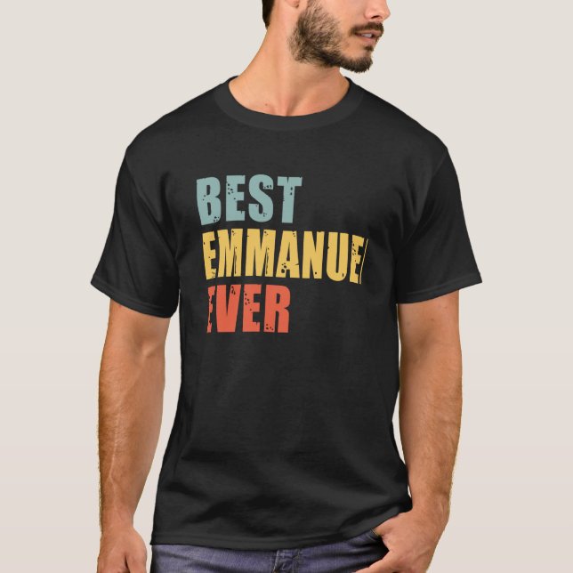 T-shirt Emmanuel Best Ever Emmanuel (Devant)