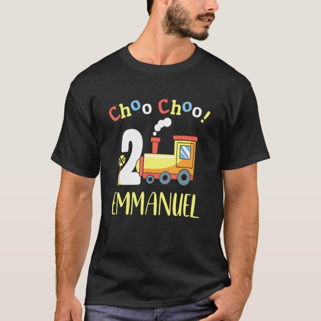 T-shirt Emmanuel Choo Choo Deux Train 2e Anniversaire Tour (Devant)