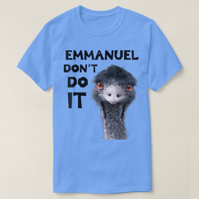T-shirt Emmanuel Dont Do It (Design devant)