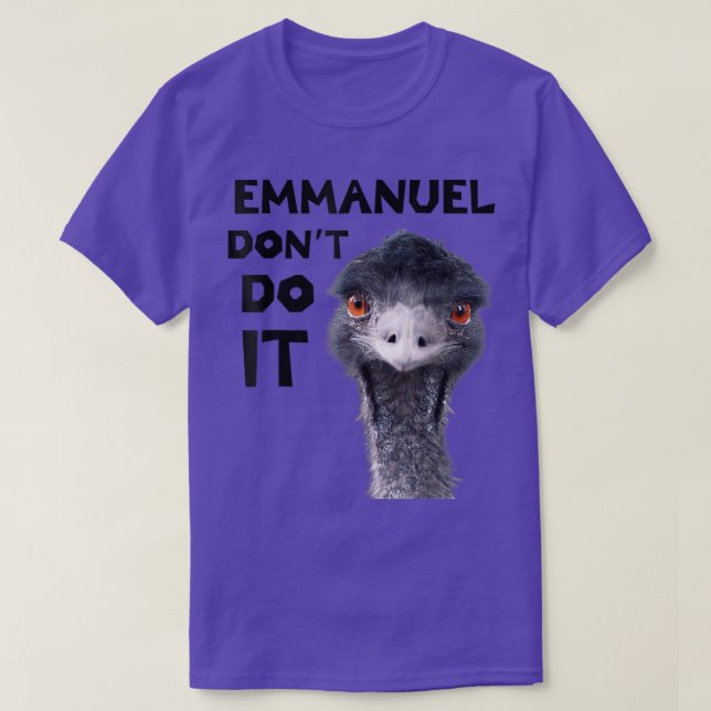 T-shirt Emmanuel Dont Do It (Design devant)