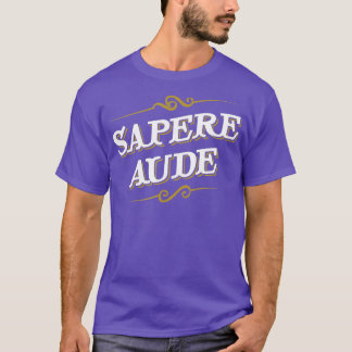 T-shirt Emmanuel Kant Latin Sapere Aude Philosophe