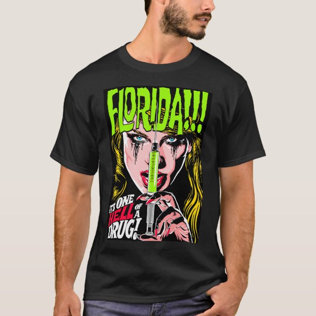 T-shirt Emmène-Moi En Floride (Devant)
