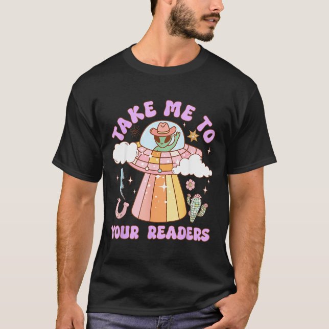 T-shirt Emmenez les lecteurs Professeur Alien Halloween Li (Devant)