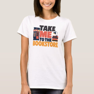 T-shirt Emmenez-Moi À La Librairie Lecture