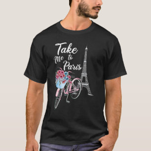 T-shirt Emmenez-Moi À Paris Tour Eiffel Voyager Amour Roma