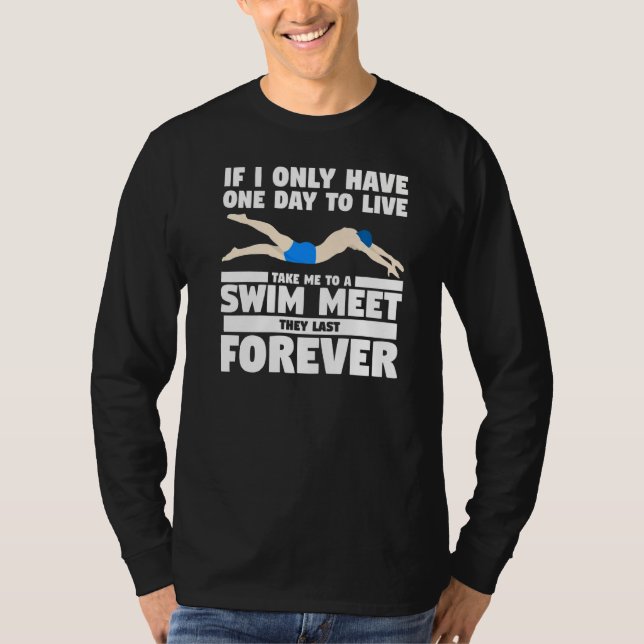 T-shirt Emmenez-Moi À Une Baignade Rencontrez-Vous Ils Nag (Devant)