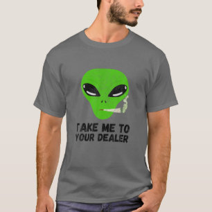 T-shirt Emmenez-Moi À Votre Concessionnaire Drôle Alien 