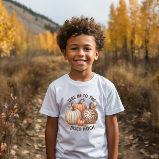 T-shirt Emmenez-moi au Disco Patch aquarelle enfants d'aut