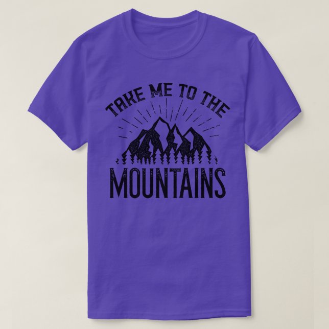 T-shirt Emmenez-Moi Dans Les Montagnes 2 (Design devant)