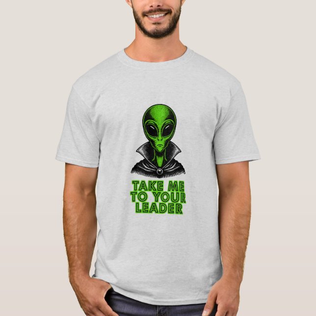 T-shirt Emmenez-moi dans votre chargeur (Devant)