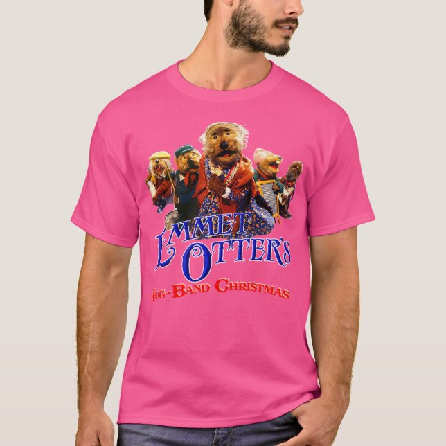 T-shirt Emmet Otters Jug Band Noël (Devant)