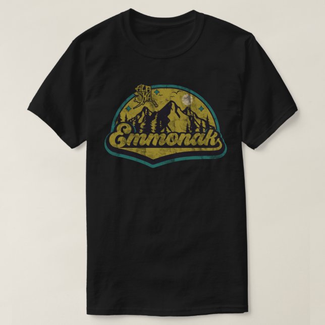 T-shirt Emmonak, Alaska (Design devant)