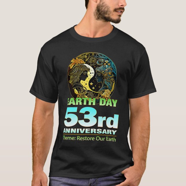 T-shirt Emn Women Eco Friendly Wear for Earth Day 2023 Ann (Devant)