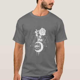 T-shirt Emo goth streetwear sad rose vaporwave punk gift f