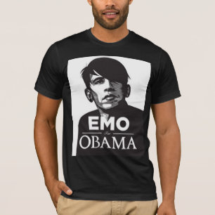 T-shirt Emo Pour Obama