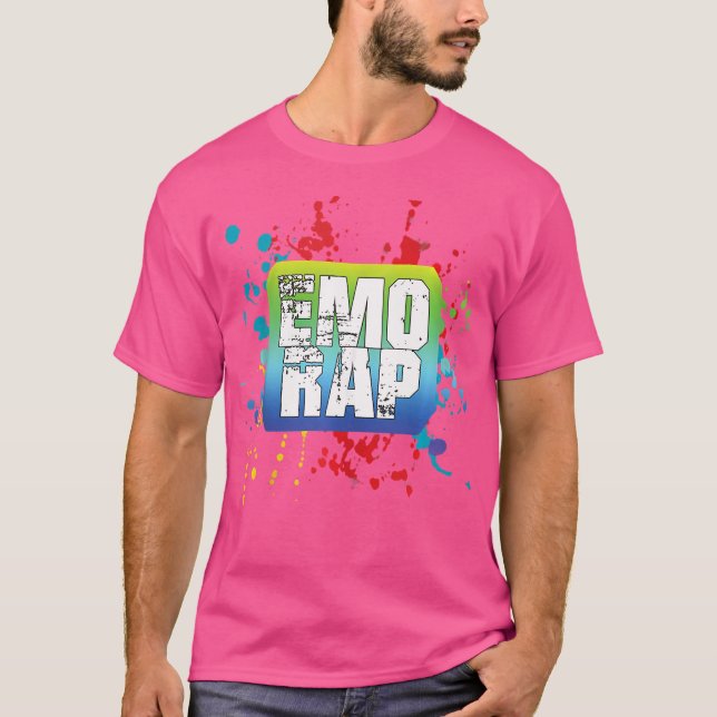 T-shirt Emo Rap Et Emo Hip hop Splatter Rapper (Devant)