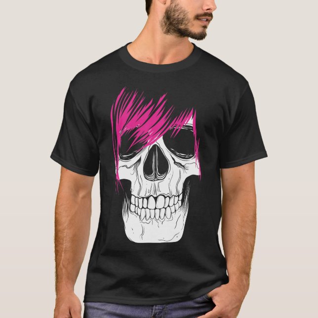T-shirt Emo Skull (Devant)