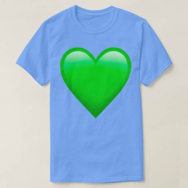 T-shirt Emoji Coeur Vert (Design devant)