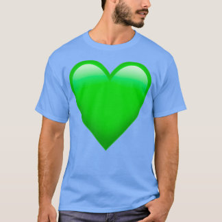 T-shirt Emoji Coeur Vert