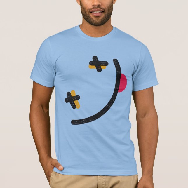 T-shirt Emoji du visage souriant (Devant)
