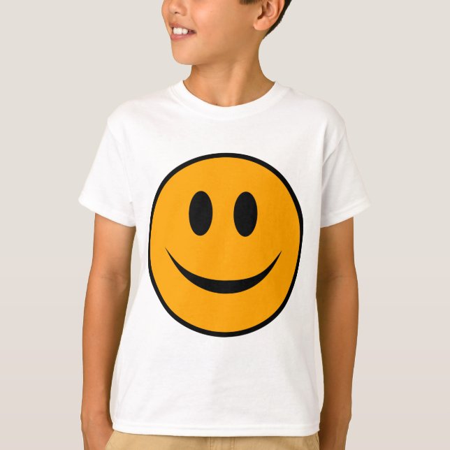 T-shirt Emoji du visage souriant (Devant)