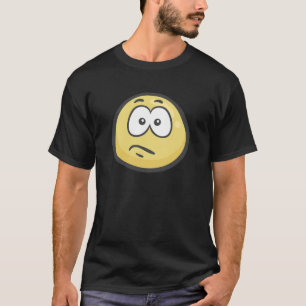 T-shirt Emoji : Face confuse