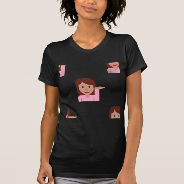 T-shirt emoji femme (Devant)