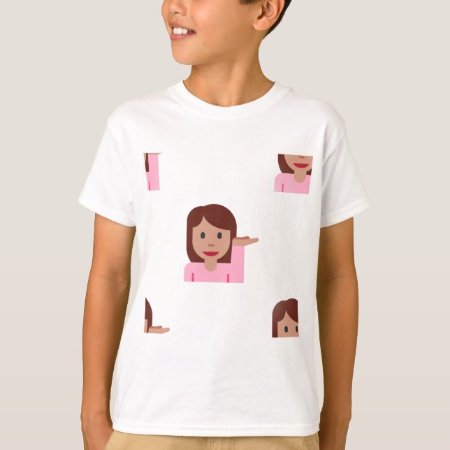 T-shirt emoji femme (Devant)