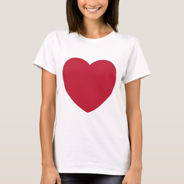 T-shirt Emoji Heart Love (Devant)