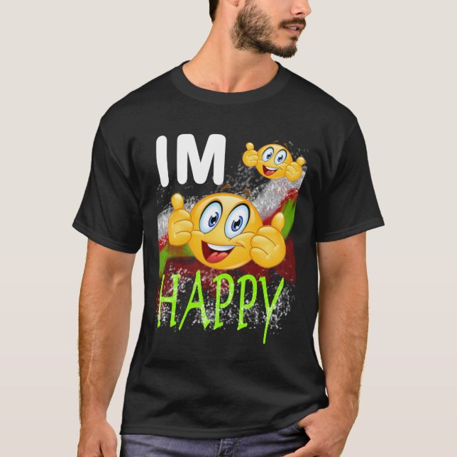 T-shirt Emoji Joyeux (Devant)
