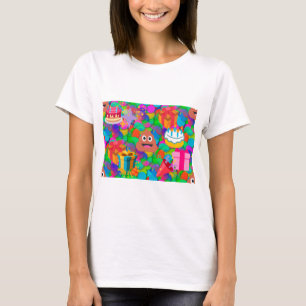 T-shirt emoji joyeux pod'anniversaire
