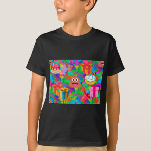T-shirt emoji joyeux pod'anniversaire